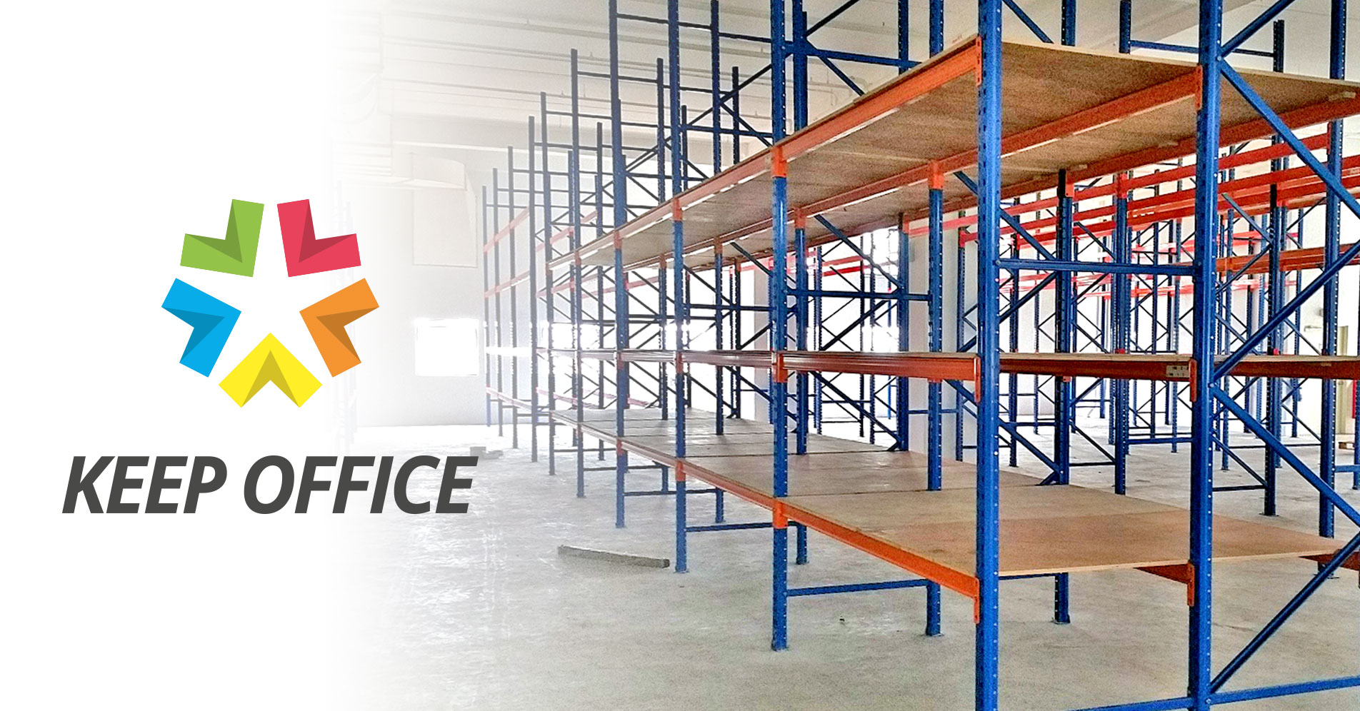 Keep Office Office Warehouse Shelving & Racking System