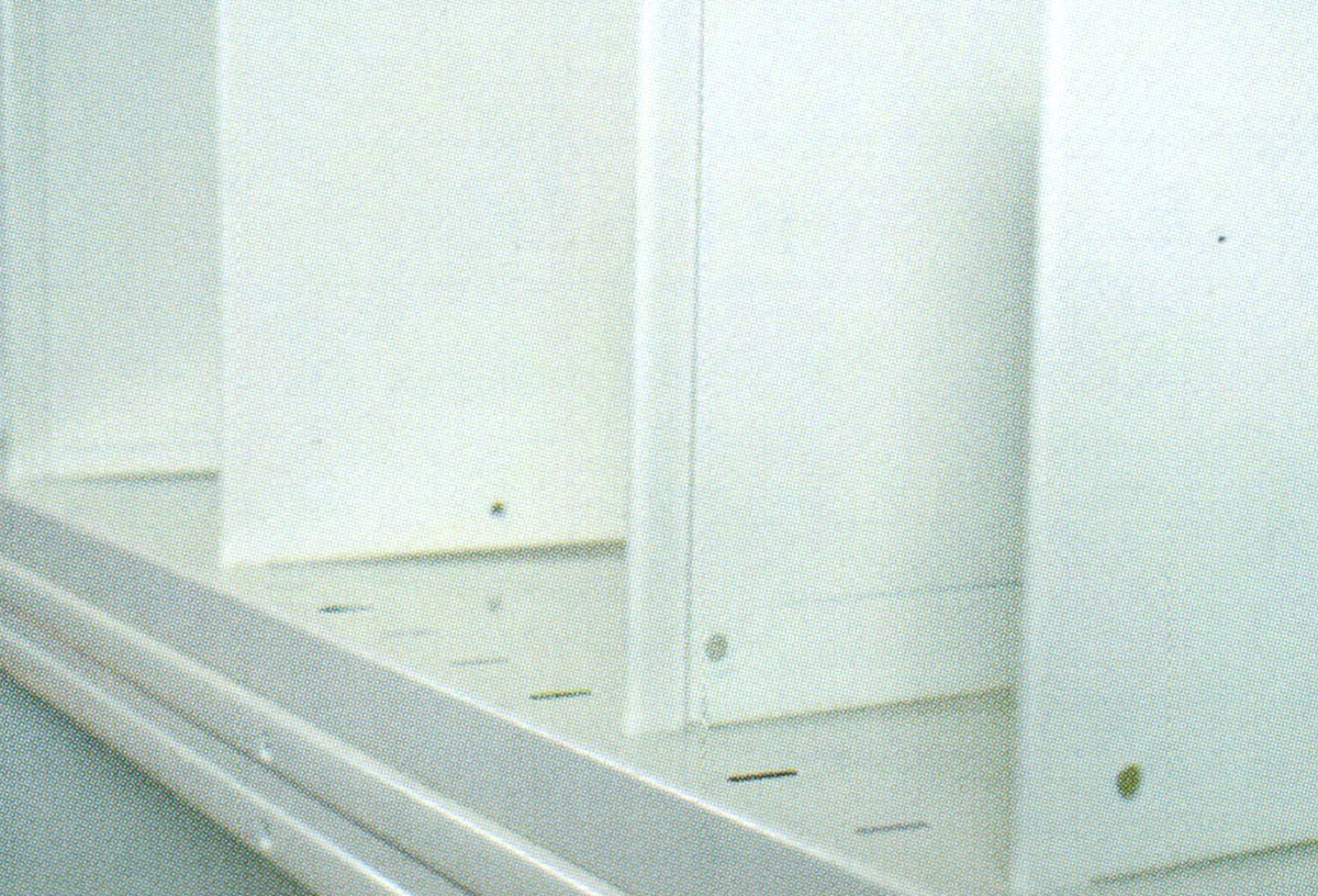 Perforated Steel Shelve with Divider