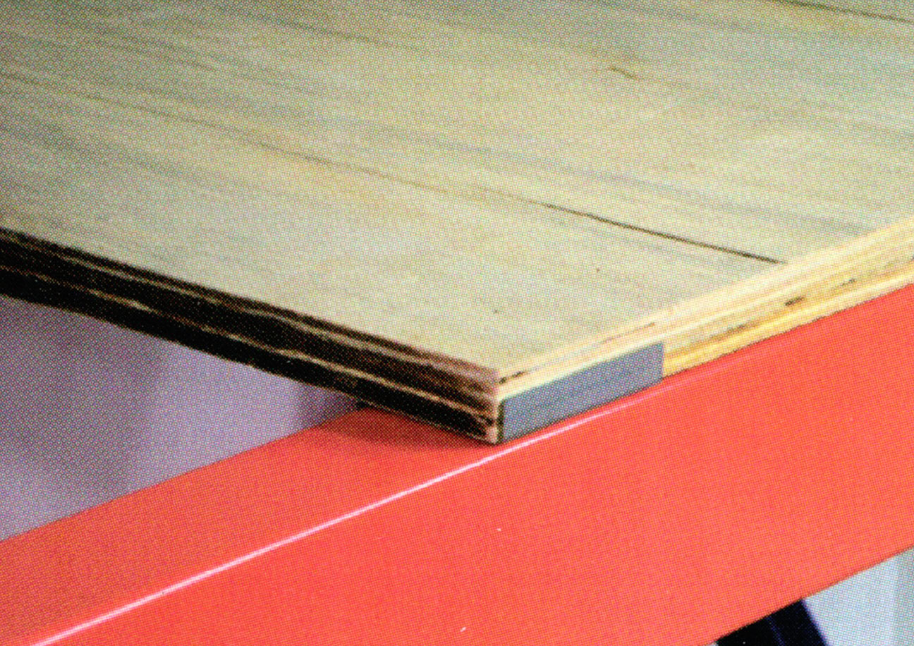Plywood Decking with plywood Retainer 
