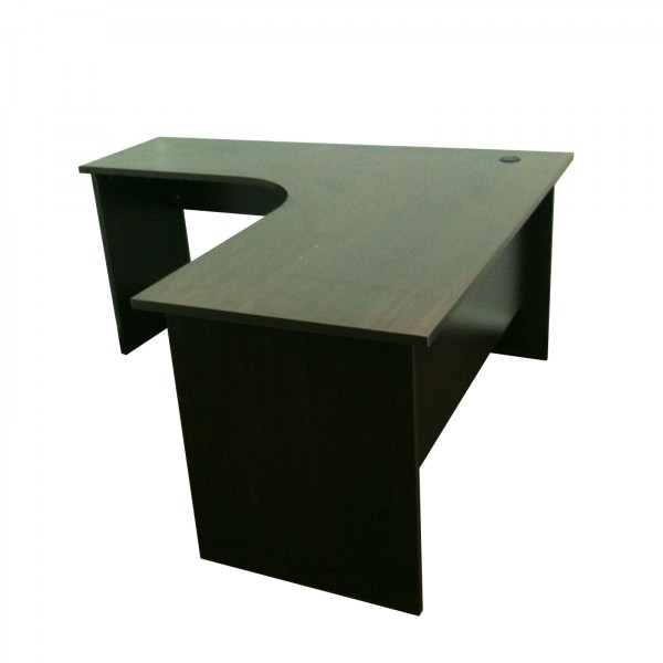L Shape Table with Round Corner